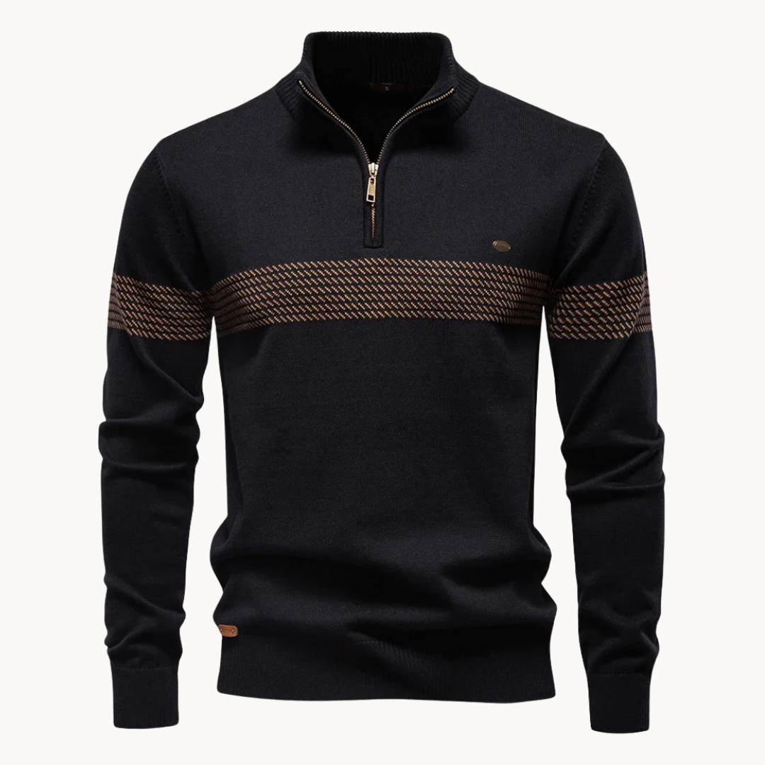 Durham Heritage Stripe Men Half Zip Edition
