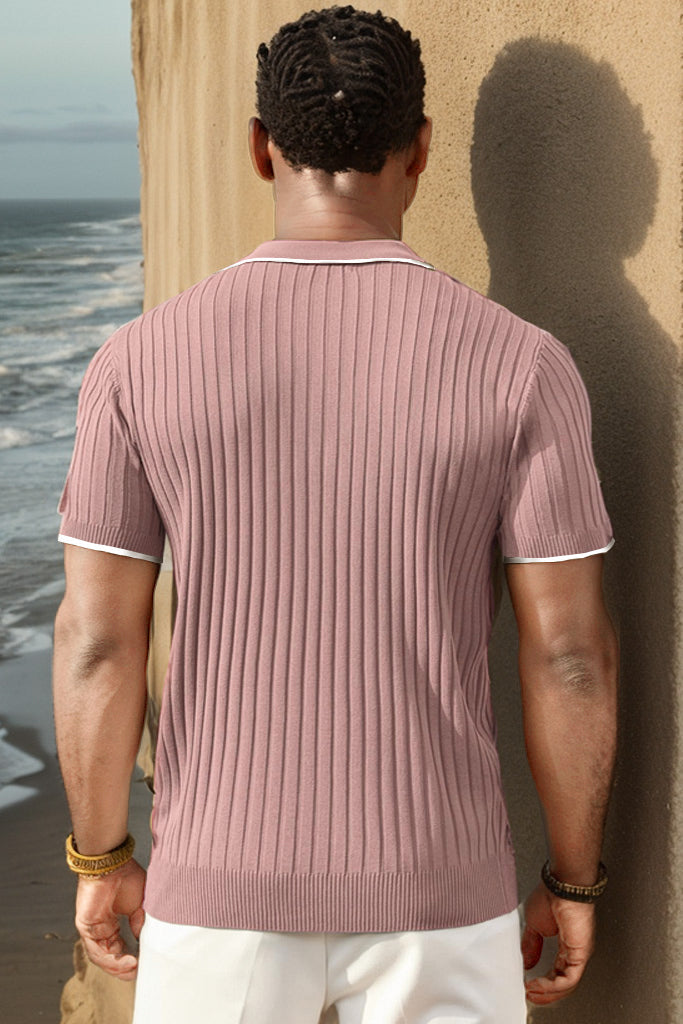 Aule Rib Knit Polo Edition