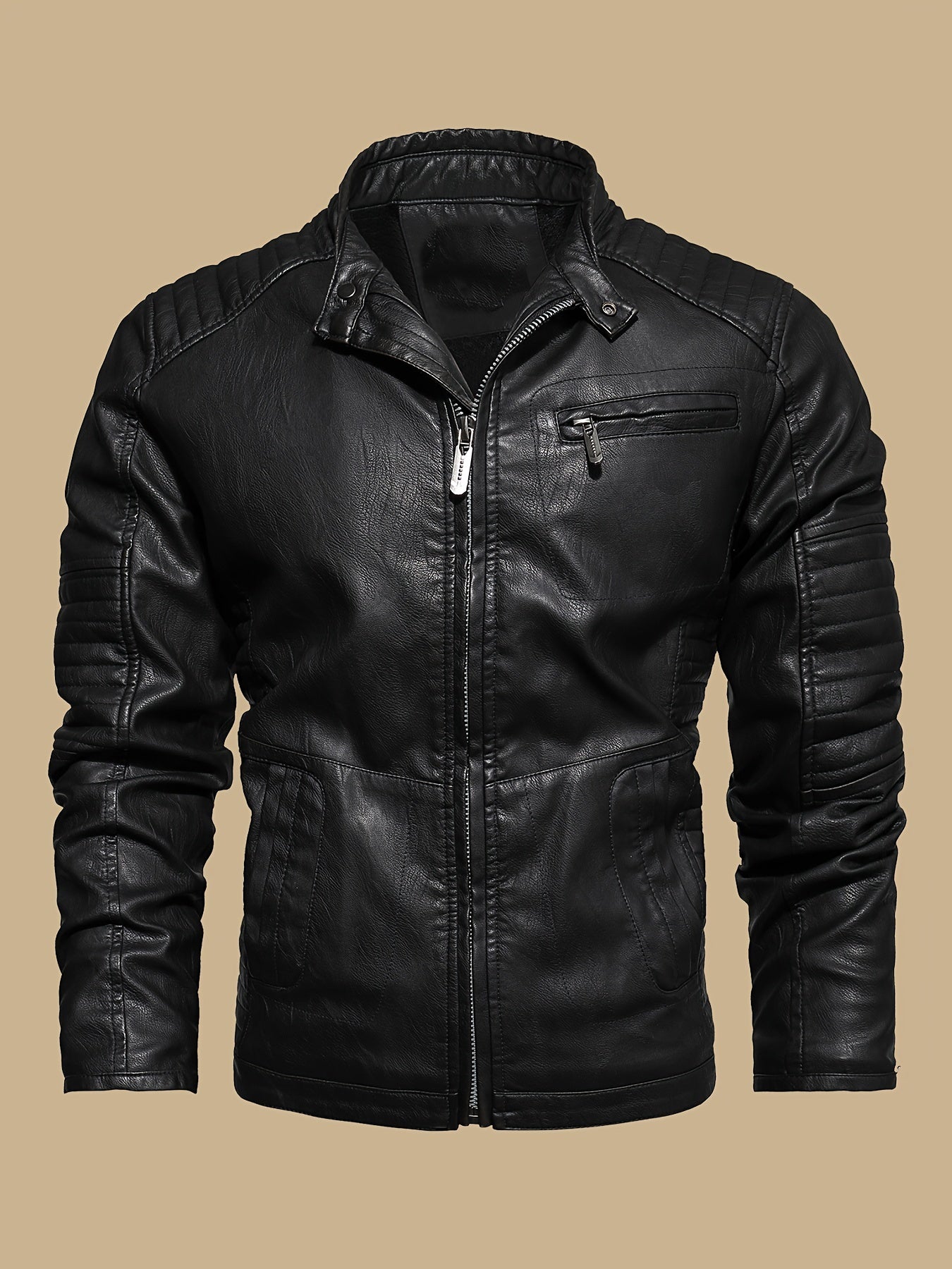Men's Vintage Genuine Jacket - Classic Look, Modern Comfort