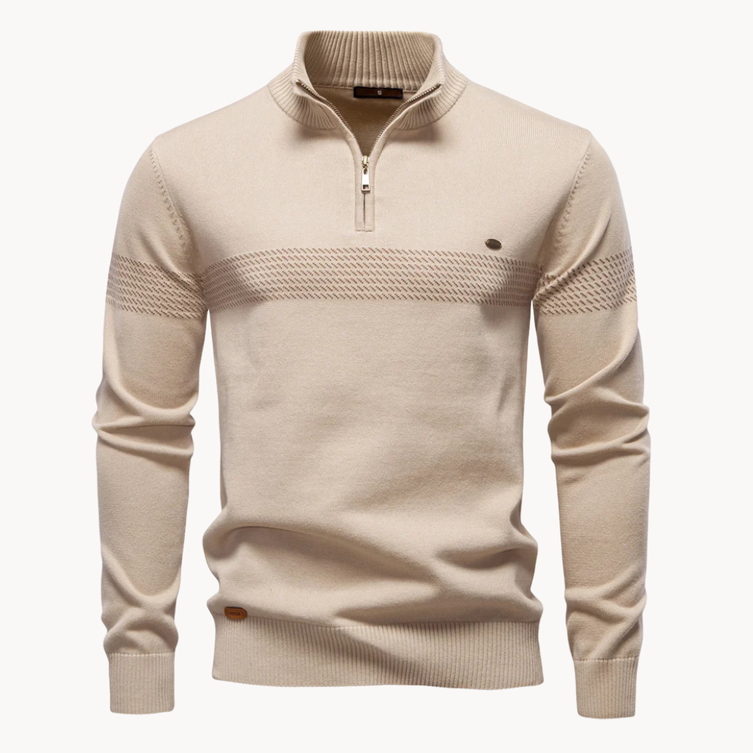 Durham Heritage Stripe Men Half Zip Edition