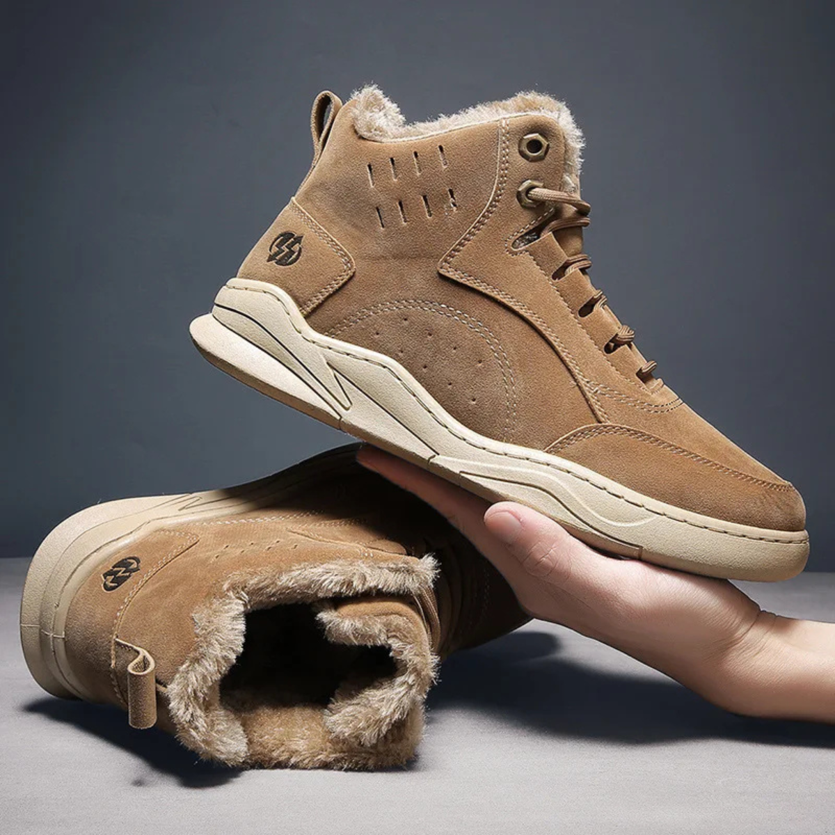 The Cedarforest Men's Winter Fur Lined High Top Snow Edition