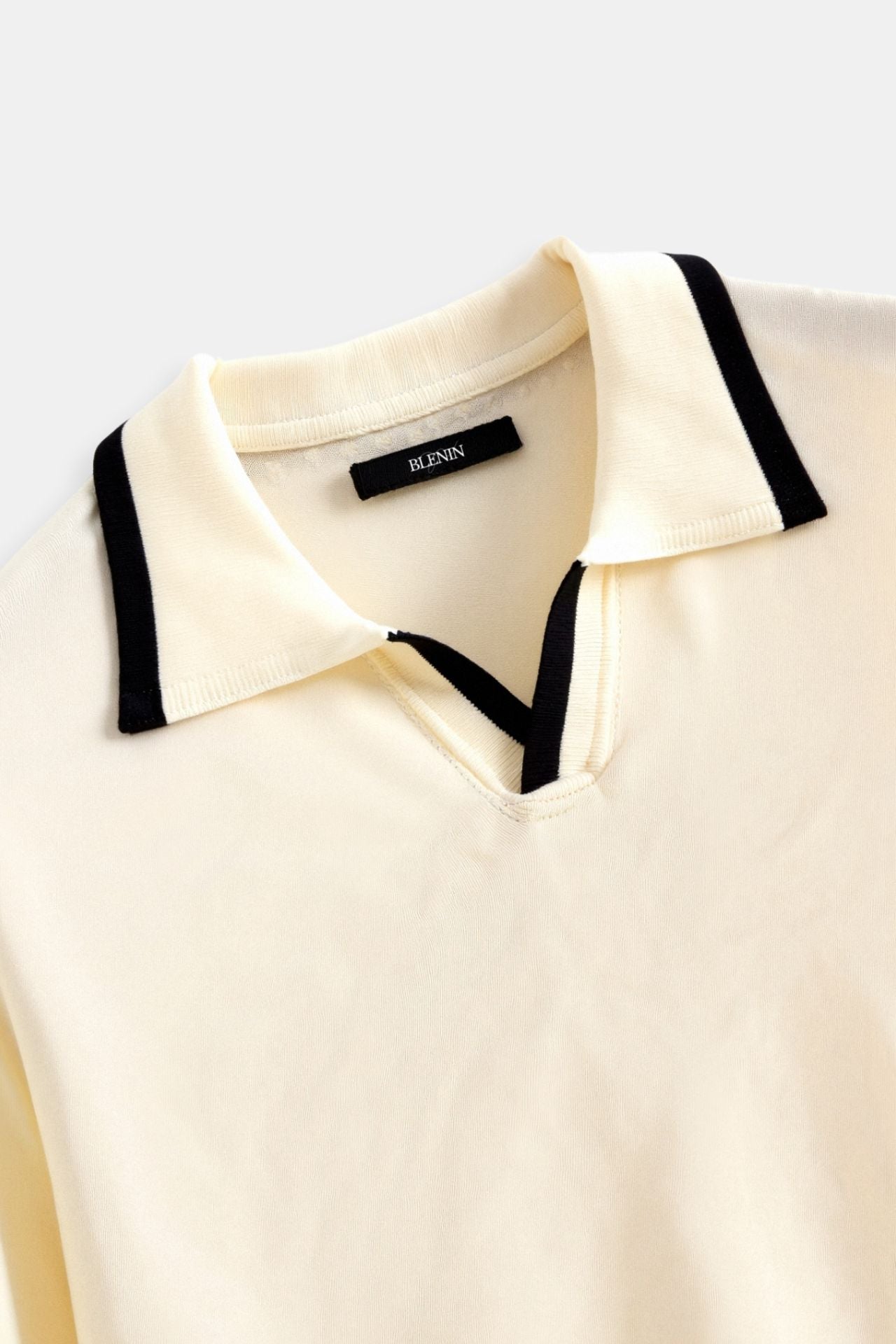 Old Money Contrast Tailored Fitted Elegant Summer Sleeveless Polo T-Shirt