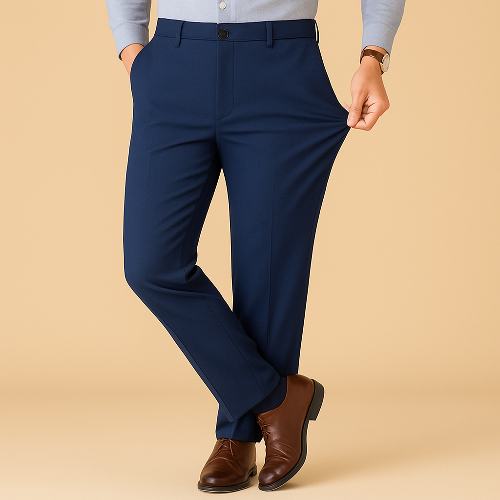 Stretchy Fit Pleated Suit Men Chino Edition