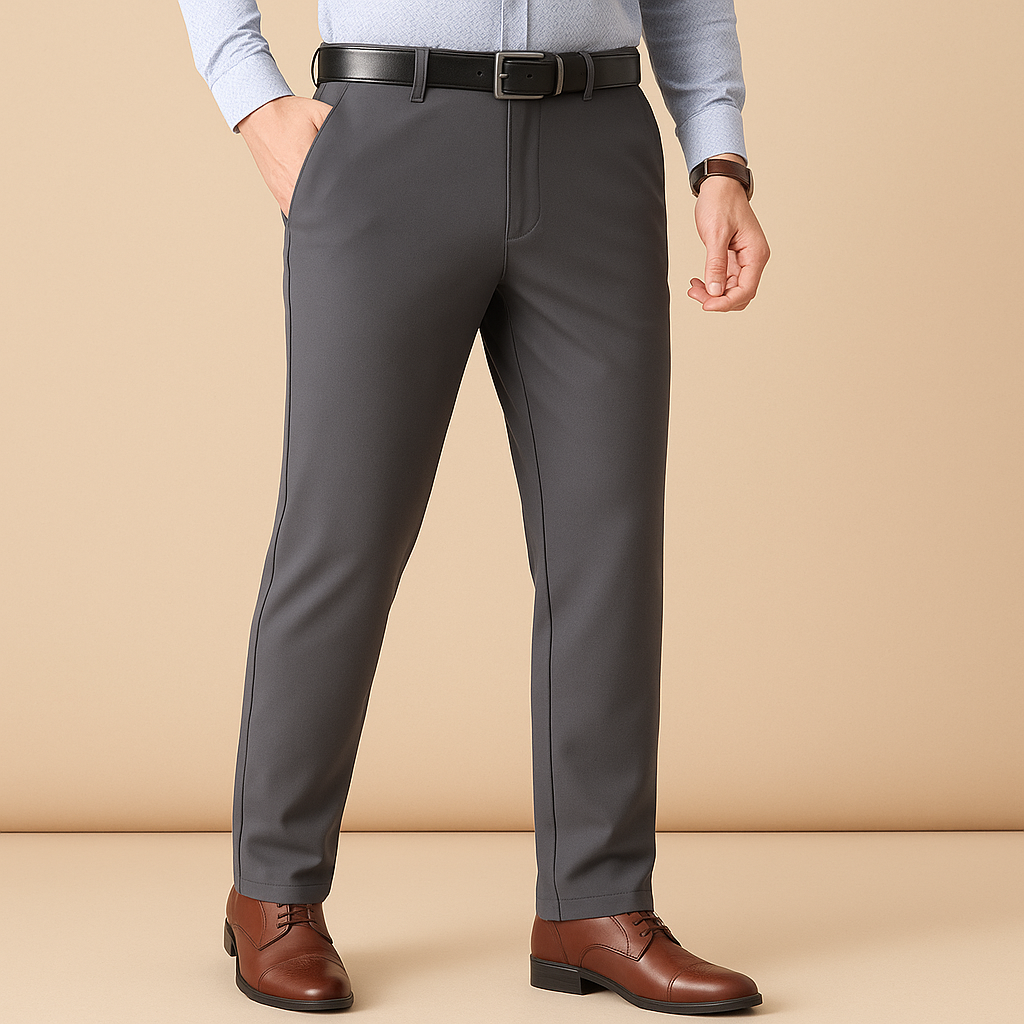 Stretchy Fit Pleated Suit Men Chino Edition