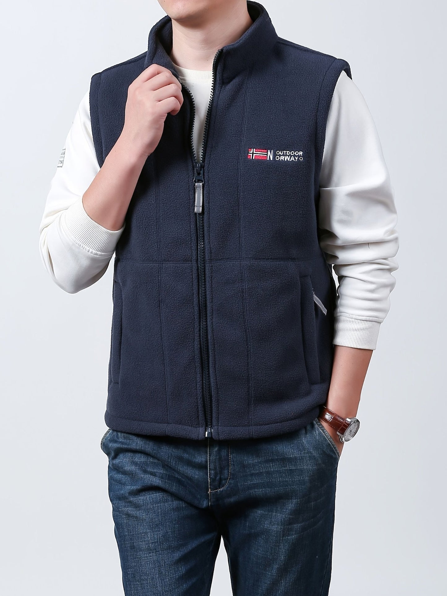 Men's Norway Fleece Bodywarmer Vest - Lightweight Insulated Edition