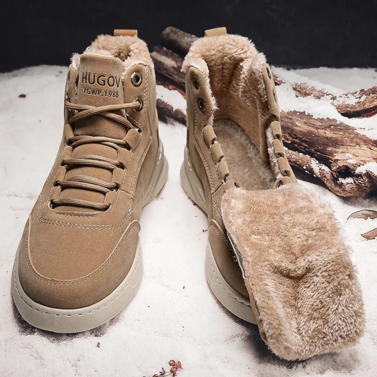 The Cedarforest Men's Winter Fur Lined High Top Snow Edition