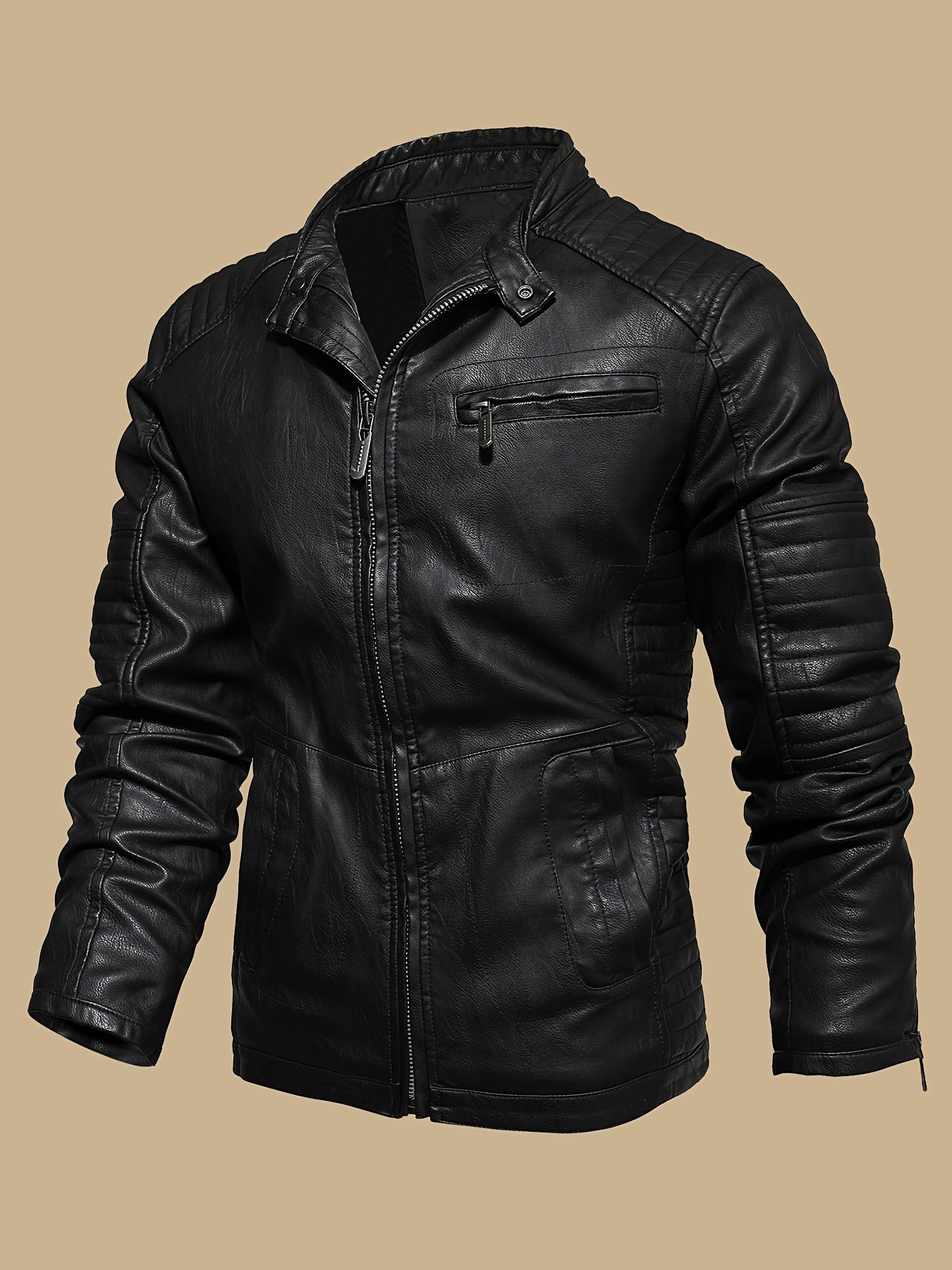 Men's Vintage Genuine Jacket - Classic Look, Modern Comfort