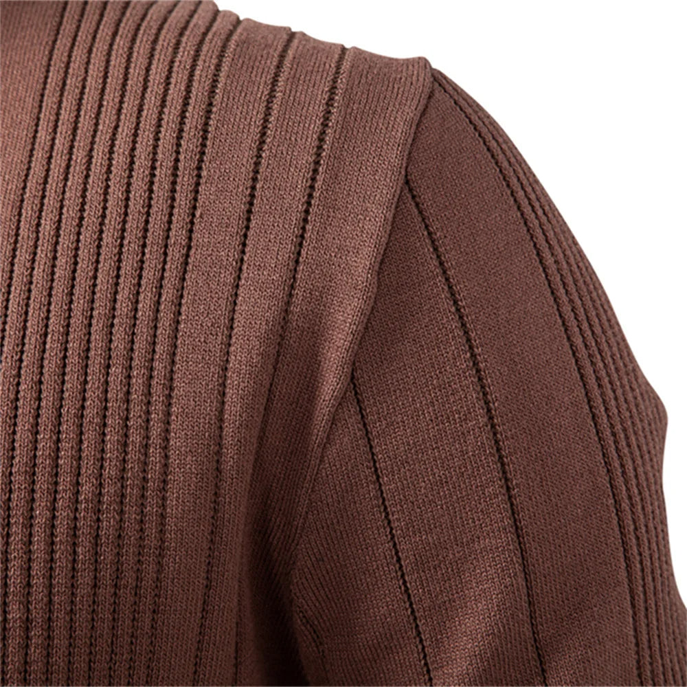Langford Men Polo Knit Shirt Long Sleeve Edition