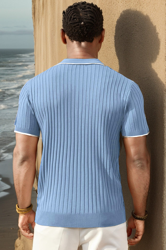 Aule Rib Knit Polo Edition