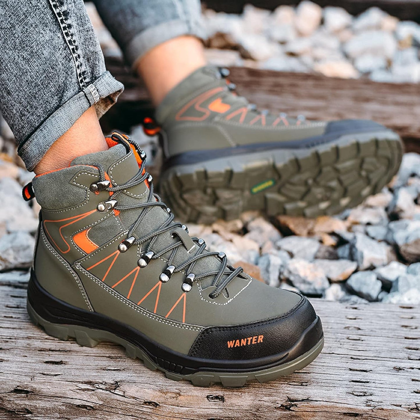 Tucson Waterproof Safety Boots - Men's Steel Toe Work Boots with Slip-Resistant Edition