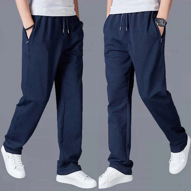 Men's Joggers - Soft Organic - Relaxed Fit - Elastic Waist with Drawstring - Pocket Design