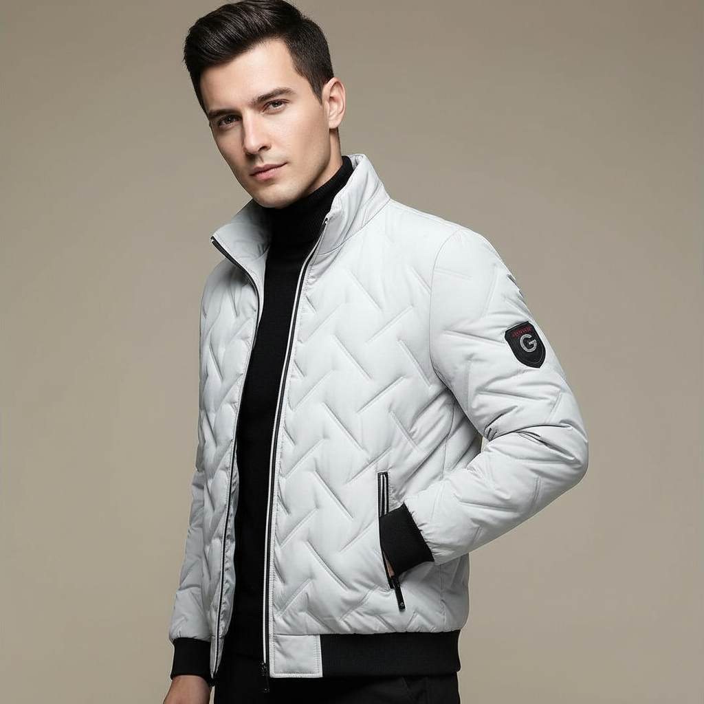 Vario Men's Jacket with Velvet Finish - Soft Touch Edition