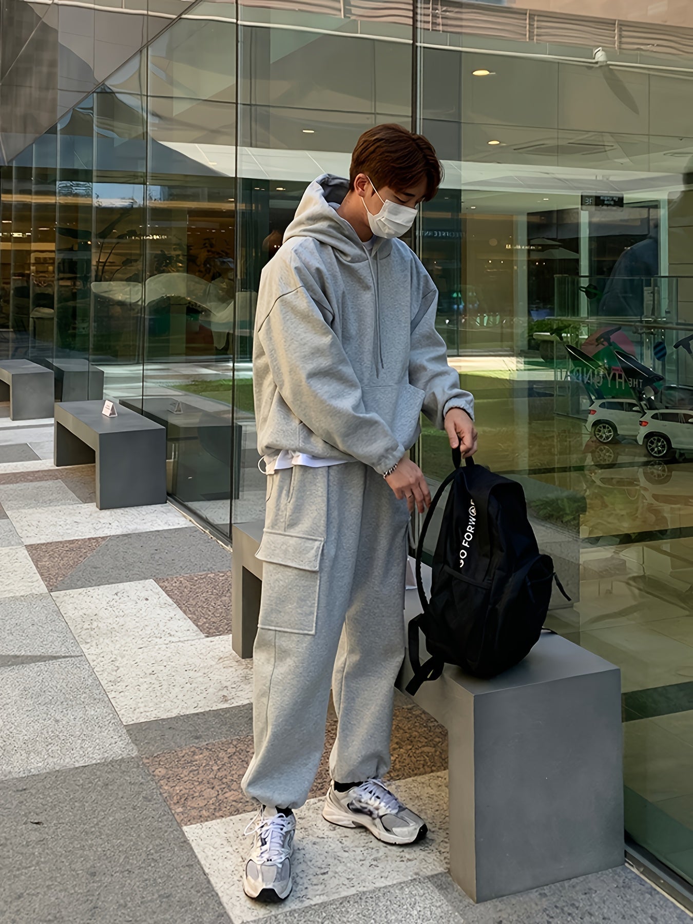Men's Two Piece Tracksuit Basic Streetwear Edition
