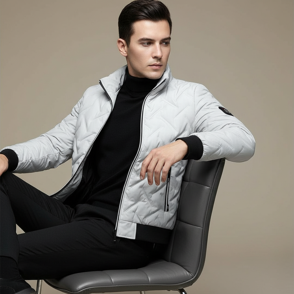 Vario Men's Jacket with Velvet Finish - Soft Touch Edition