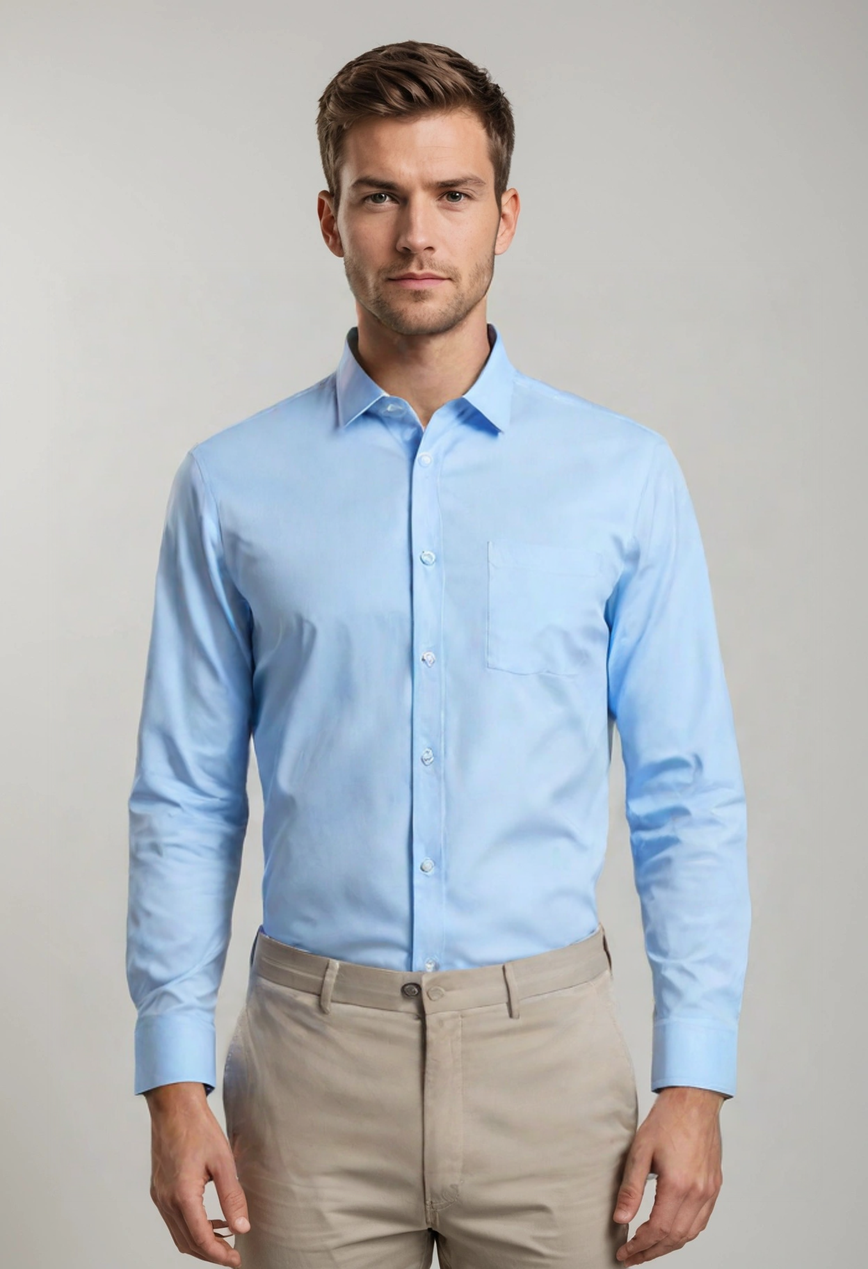 Anti-Wrinkle Business Shirt - Wrinkle-Free, No-Iron, Comfortable Fit for Edition