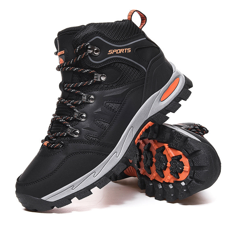 Men's Mid Height Waterproof Work Boots - Durable Safety Edition