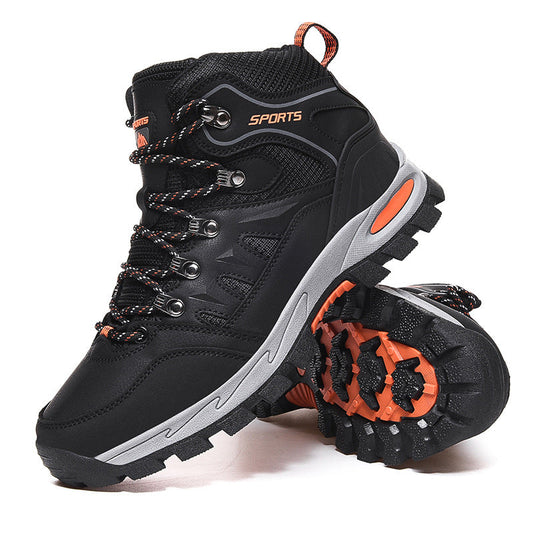 Men's Mid Height Waterproof Work Boots - Durable Safety Edition