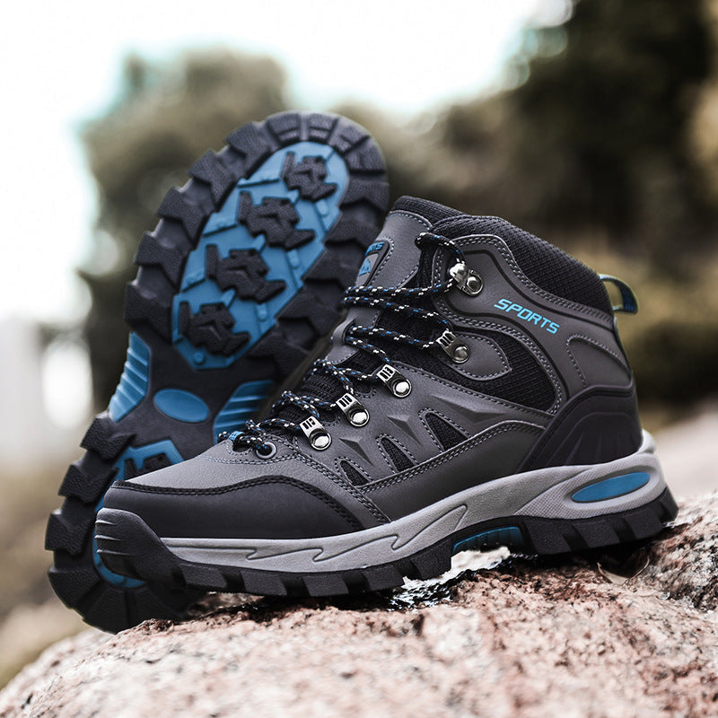 Men's Mid Height Waterproof Work Boots - Durable Safety Edition