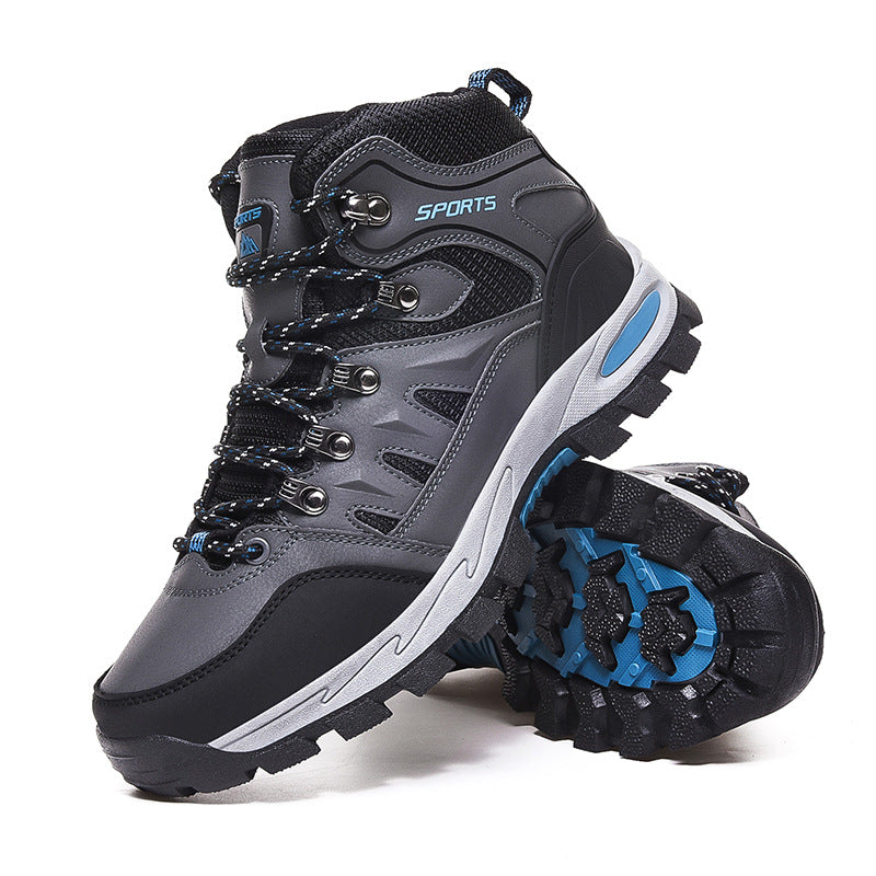 Men's Mid Height Waterproof Work Boots - Durable Safety Edition