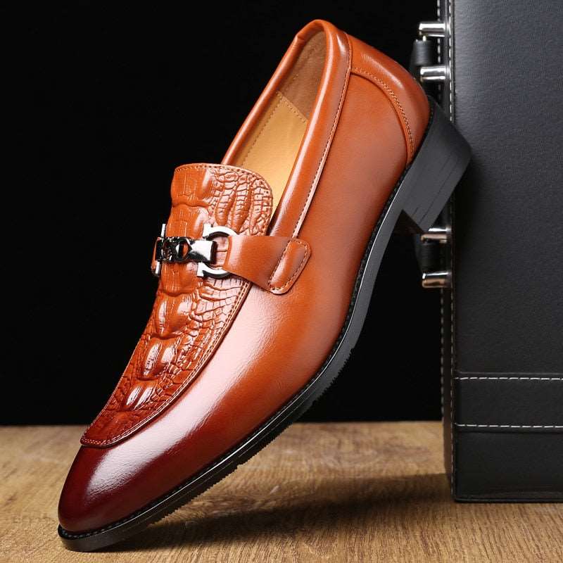 Benjy Men's Brogue Shoes - Heritage Wingtip Dress Shoe | Smart Casual & Formal Wear