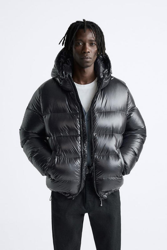 Men's Lightweight Warm Puffer Jacket - Contemporary Style & Winter Protection