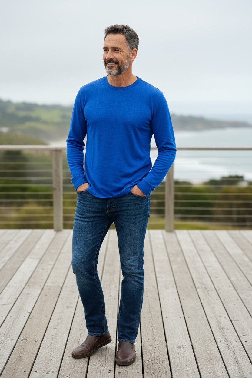 Men Superfine Merino T-shirt - Long Edition