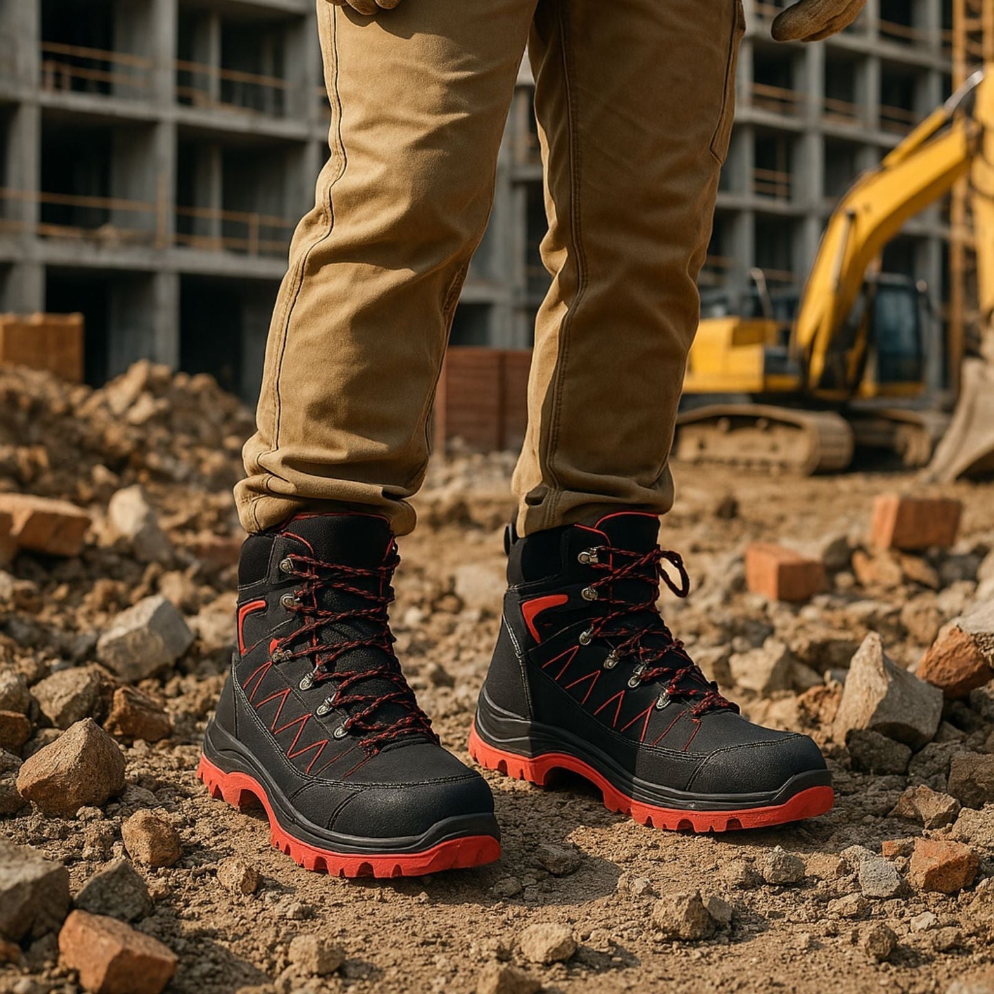 Tucson Waterproof Safety Boots - Men's Steel Toe Work Boots with Slip-Resistant Edition