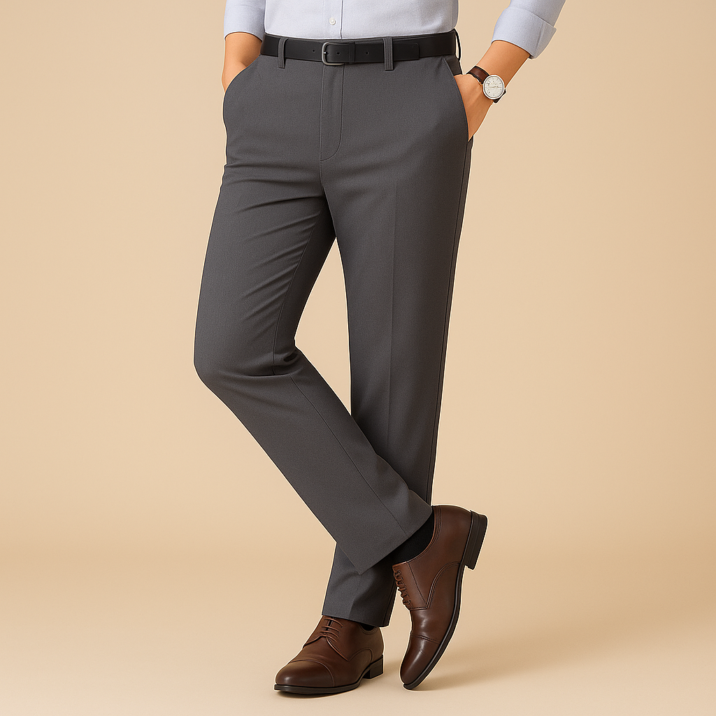 Stretchy Fit Pleated Suit Men Chino Edition