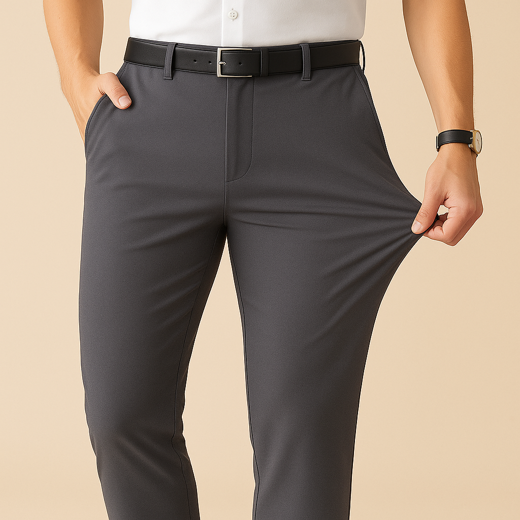 Stretchy Fit Pleated Suit Men Chino Edition