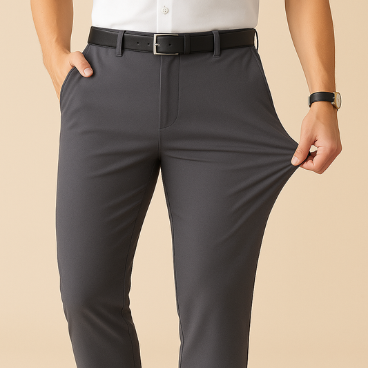 Stretchy Fit Pleated Suit Men Chino Edition