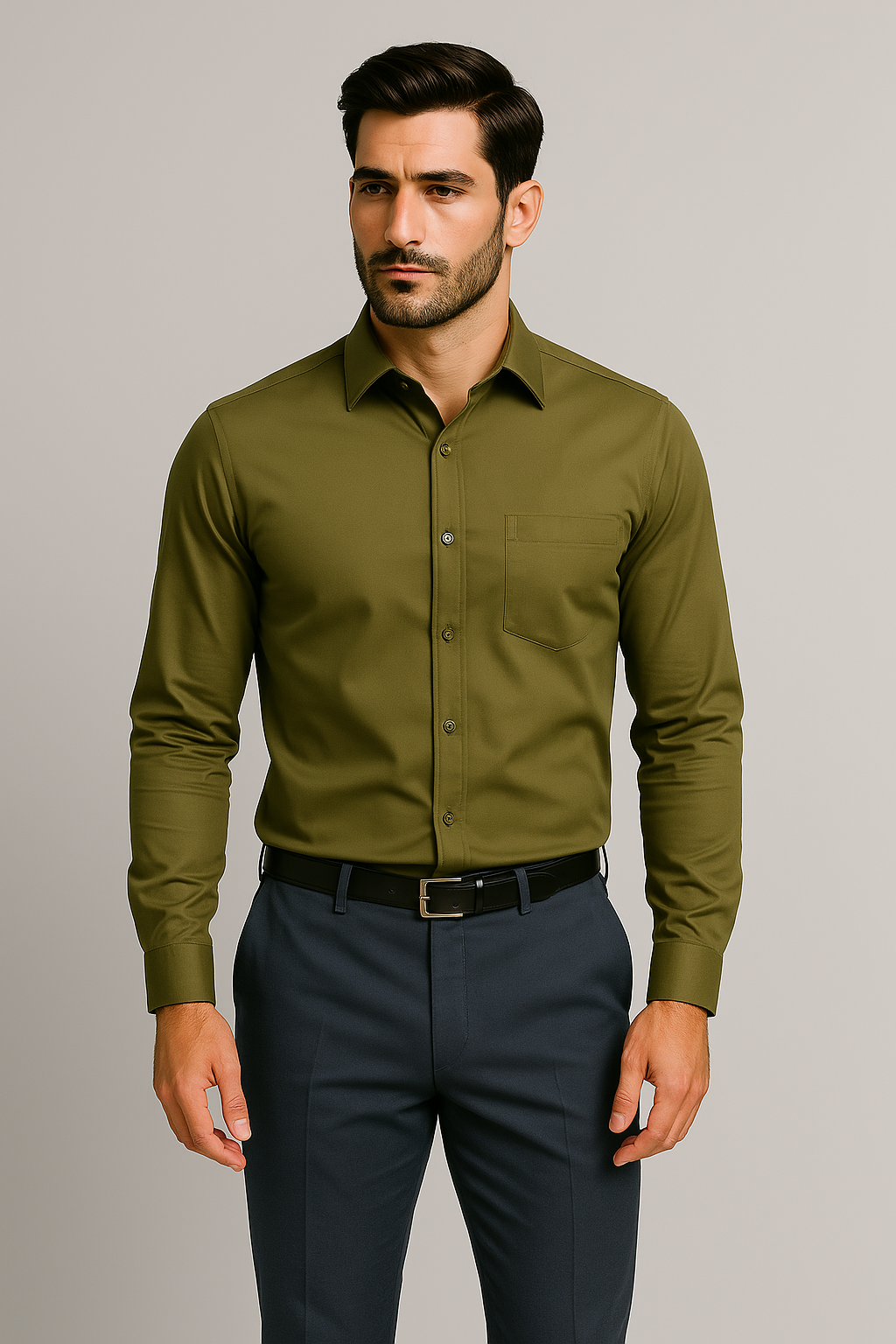 Anti-Wrinkle Business Shirt - Wrinkle-Free, No-Iron, Comfortable Fit for Edition