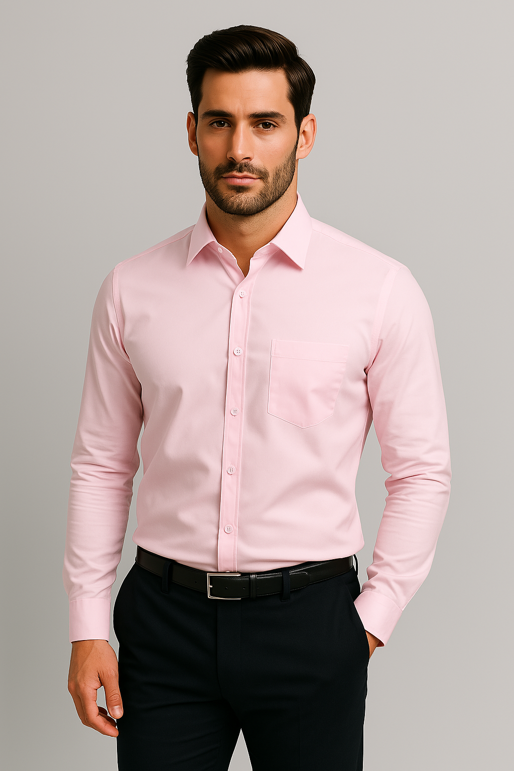 Anti-Wrinkle Business Shirt - Wrinkle-Free, No-Iron, Comfortable Fit for Edition