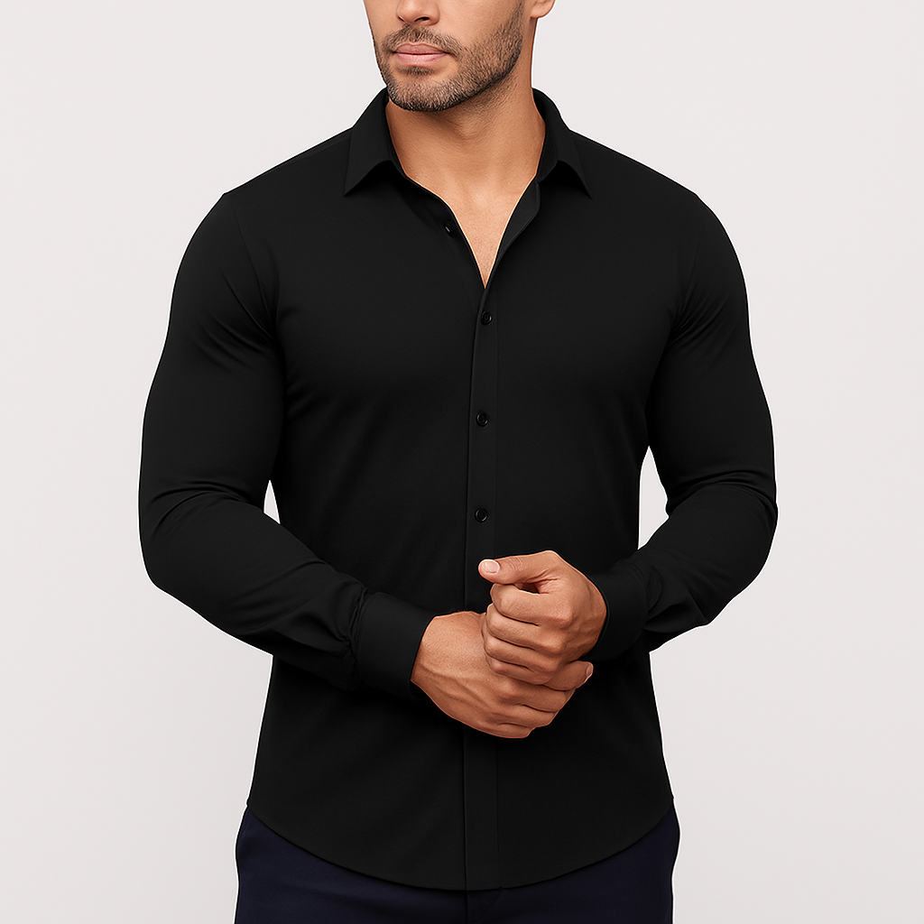 The Flex Dress Shirt - Men's Flexible Button-Up
