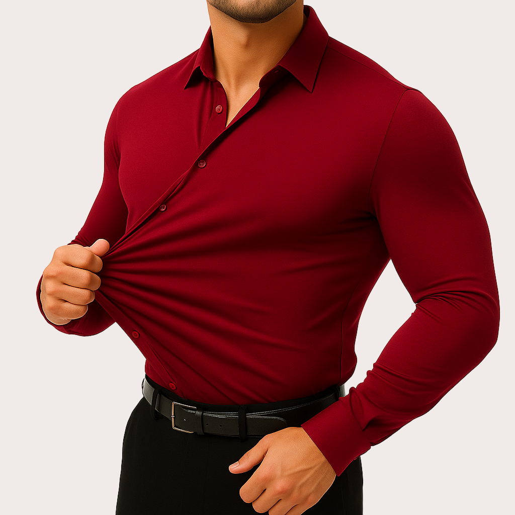 The Flex Dress Shirt - Men's Flexible Button-Up