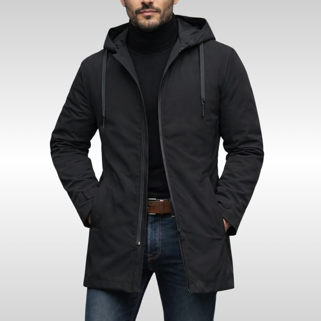 Cole Weatherproof long Coat | Men's Insulated Winter Edition