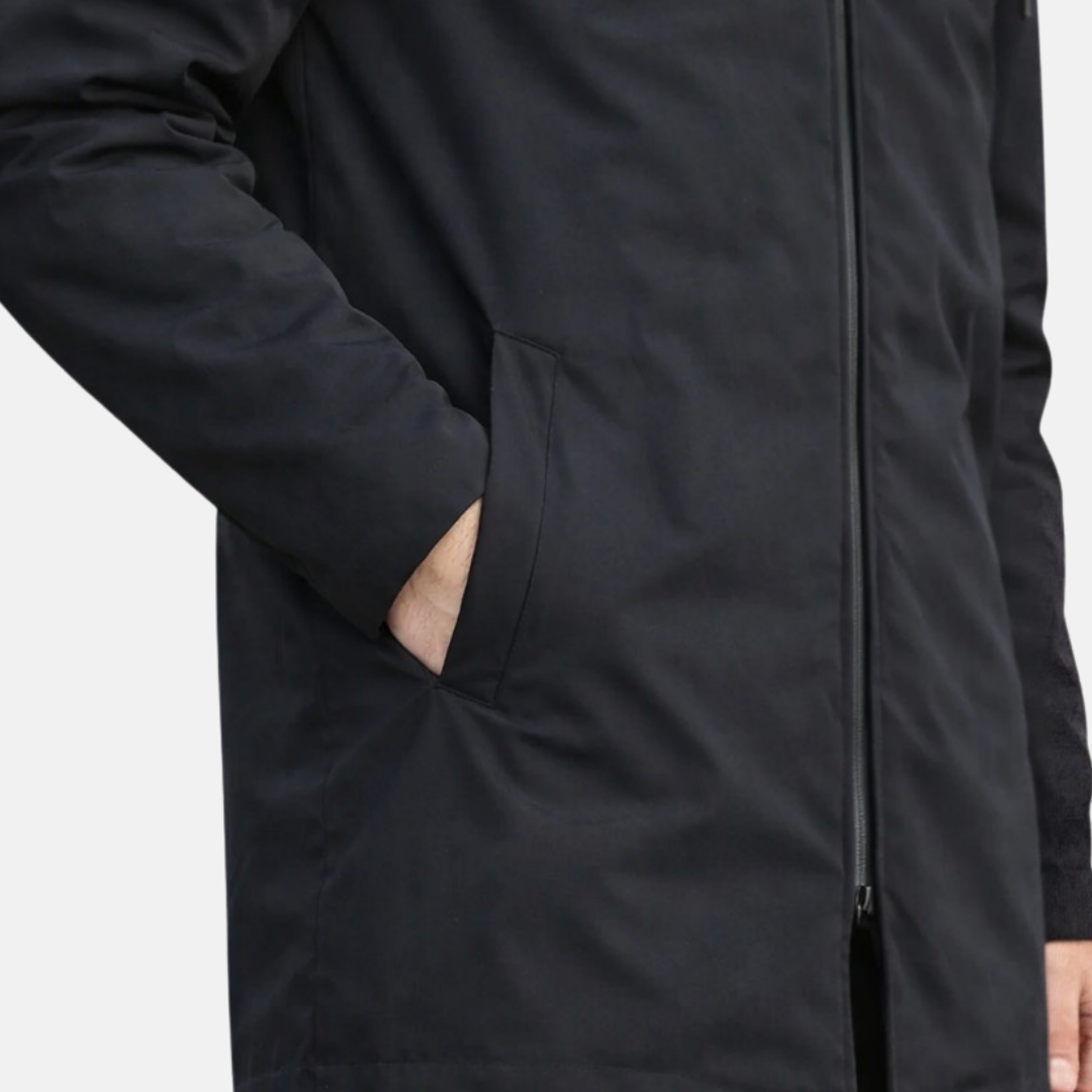 Cole Weatherproof long Coat | Men's Insulated Winter Edition
