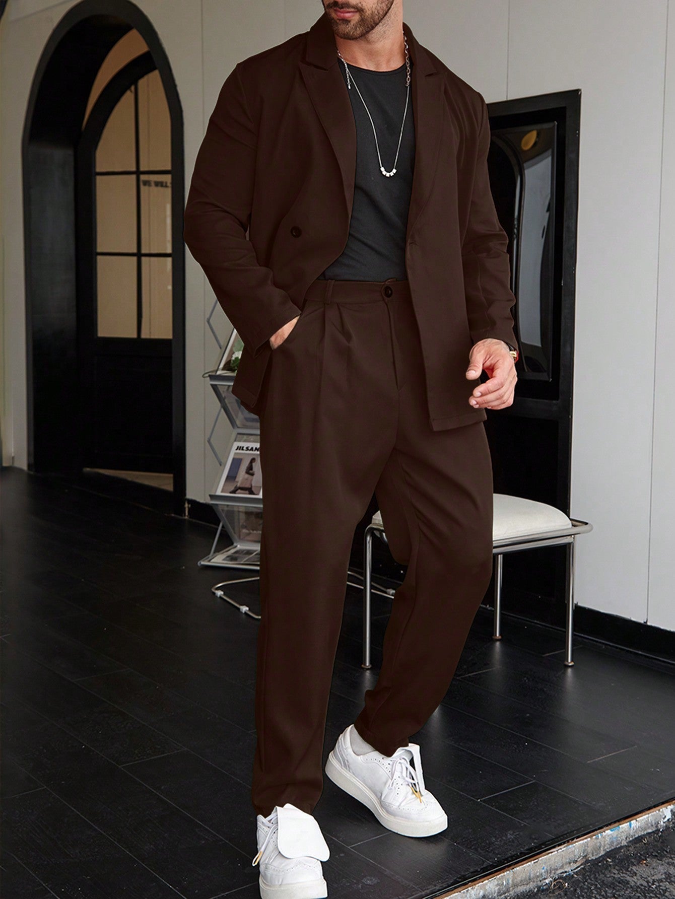 Nivaro | Men's Two-Piece Blazer and Edition Set