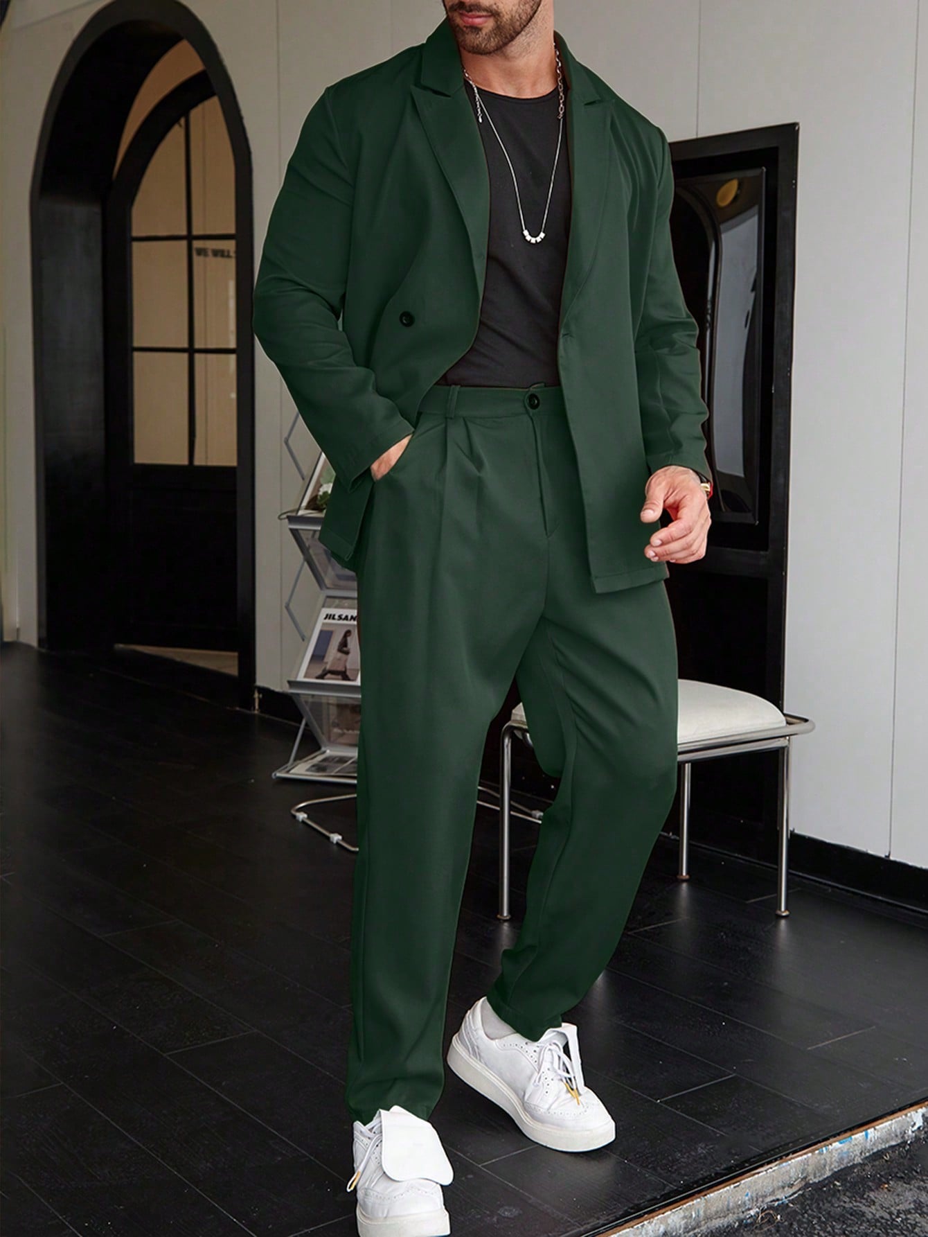 Nivaro | Men's Two-Piece Blazer and Edition Set