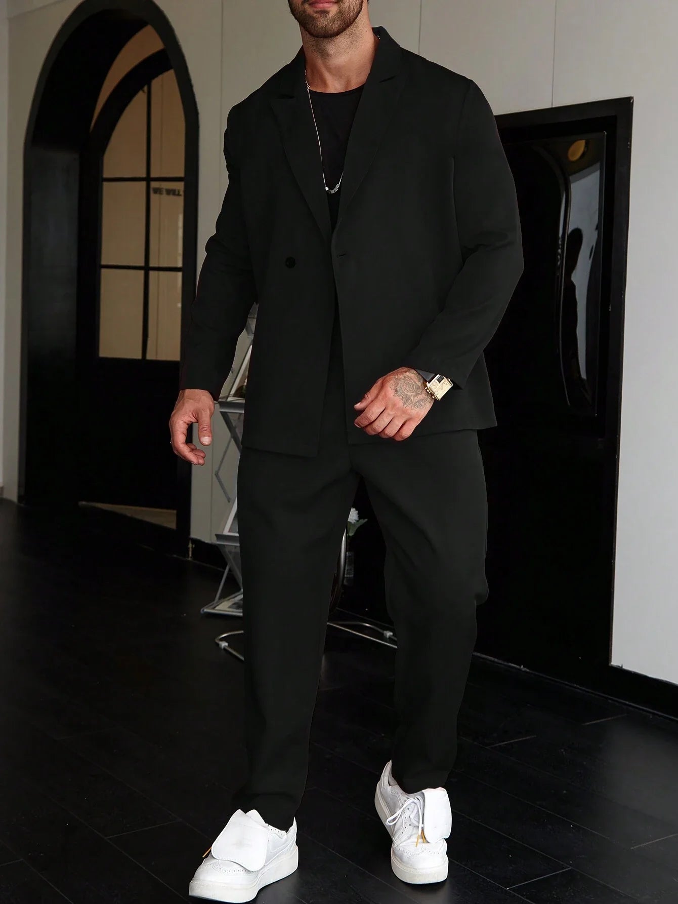Nivaro | Men's Two-Piece Blazer and Edition Set