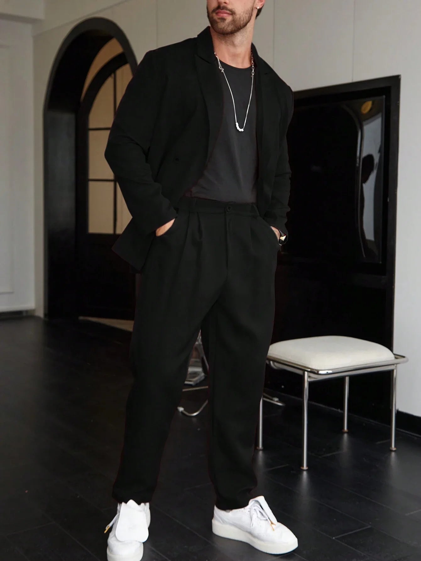 Nivaro | Men's Two-Piece Blazer and Edition Set