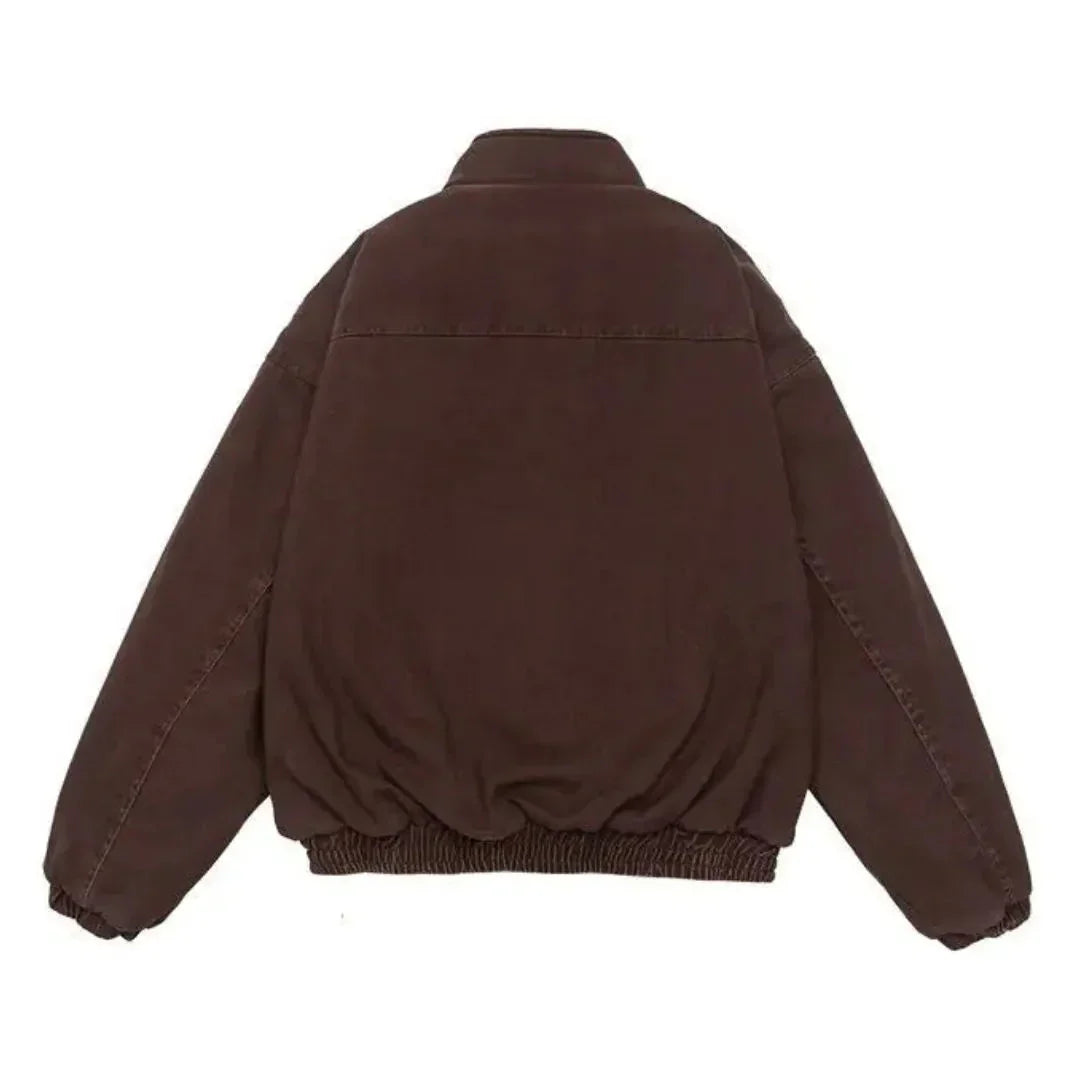 Leo Oversized Bomber Jacket | Funnel Neck Padded Bomber Edition