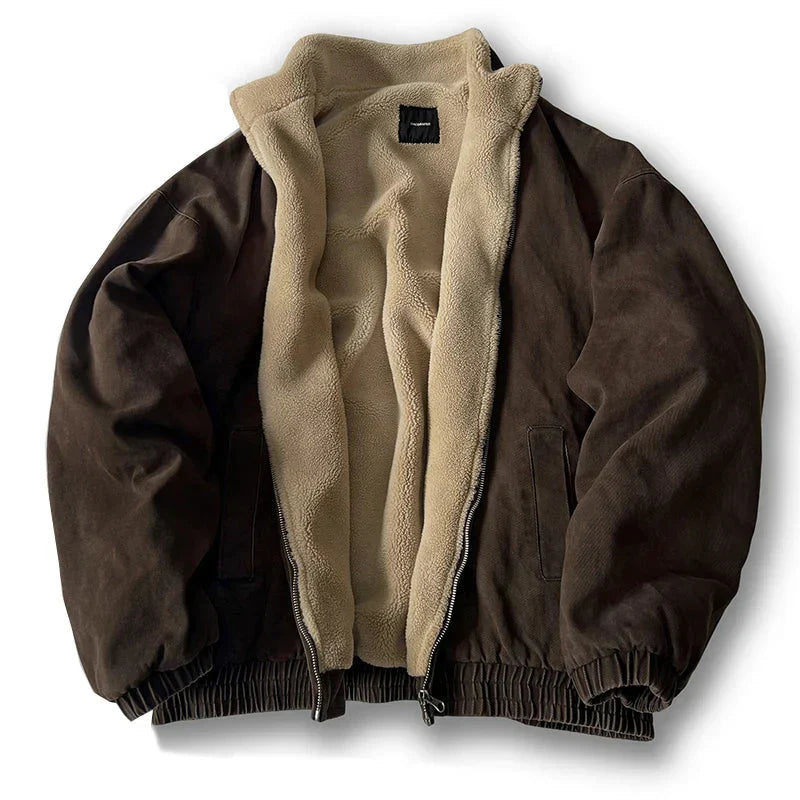 Leo Oversized Bomber Jacket | Funnel Neck Padded Bomber Edition