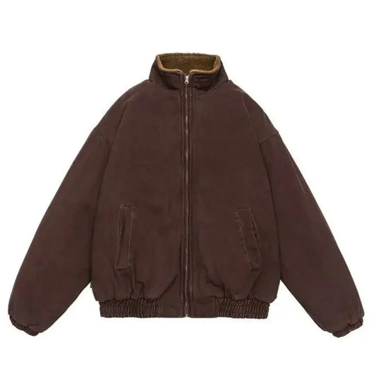Leo Oversized Bomber Jacket | Funnel Neck Padded Bomber Edition