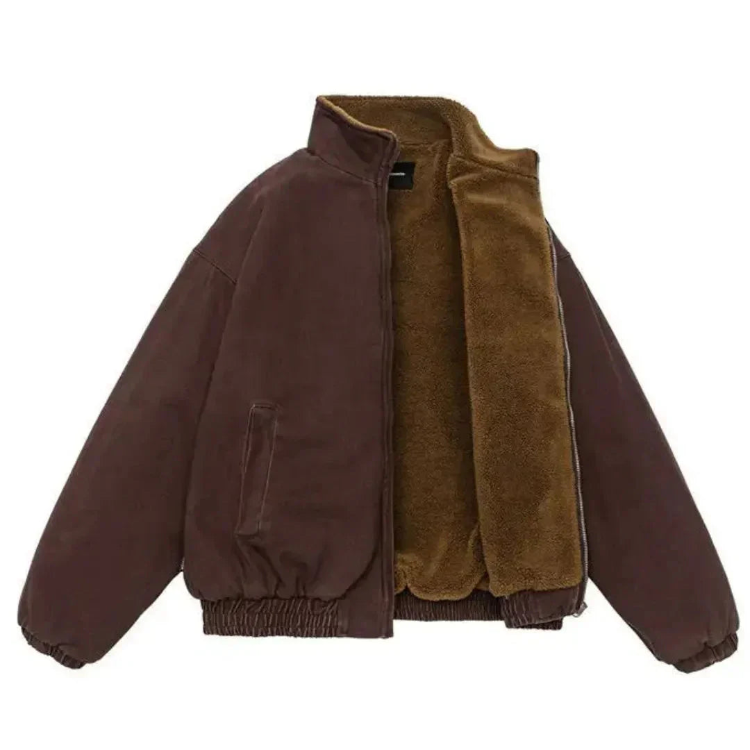 Leo Oversized Bomber Jacket | Funnel Neck Padded Bomber Edition
