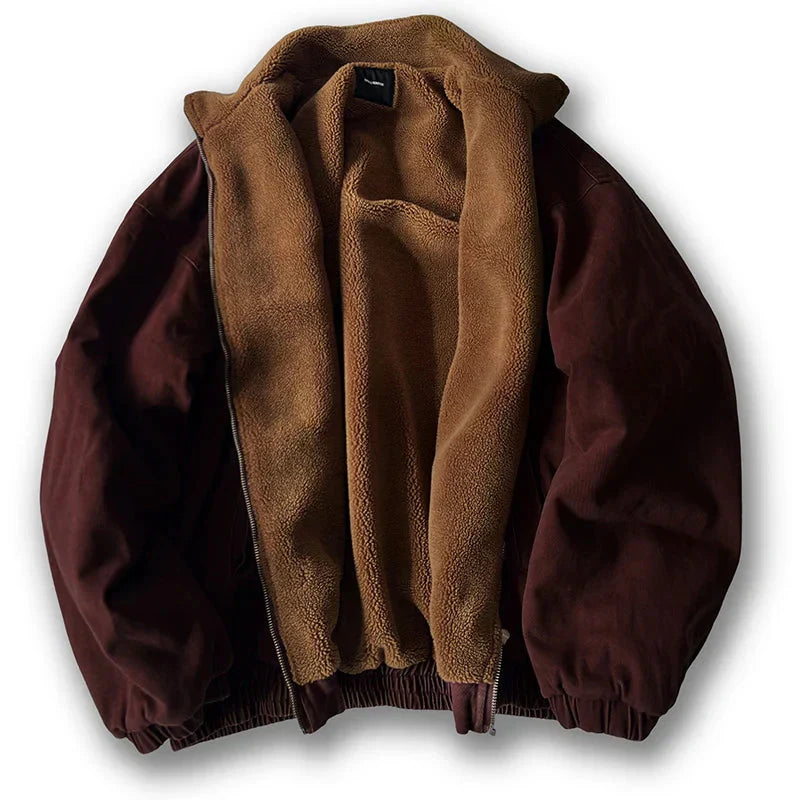 Leo Oversized Bomber Jacket | Funnel Neck Padded Bomber Edition