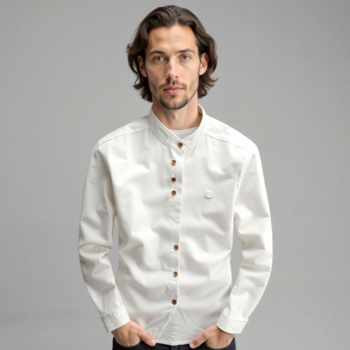 Katana Japanese Shirt for Men - Contemporary Fit with Traditional Edge