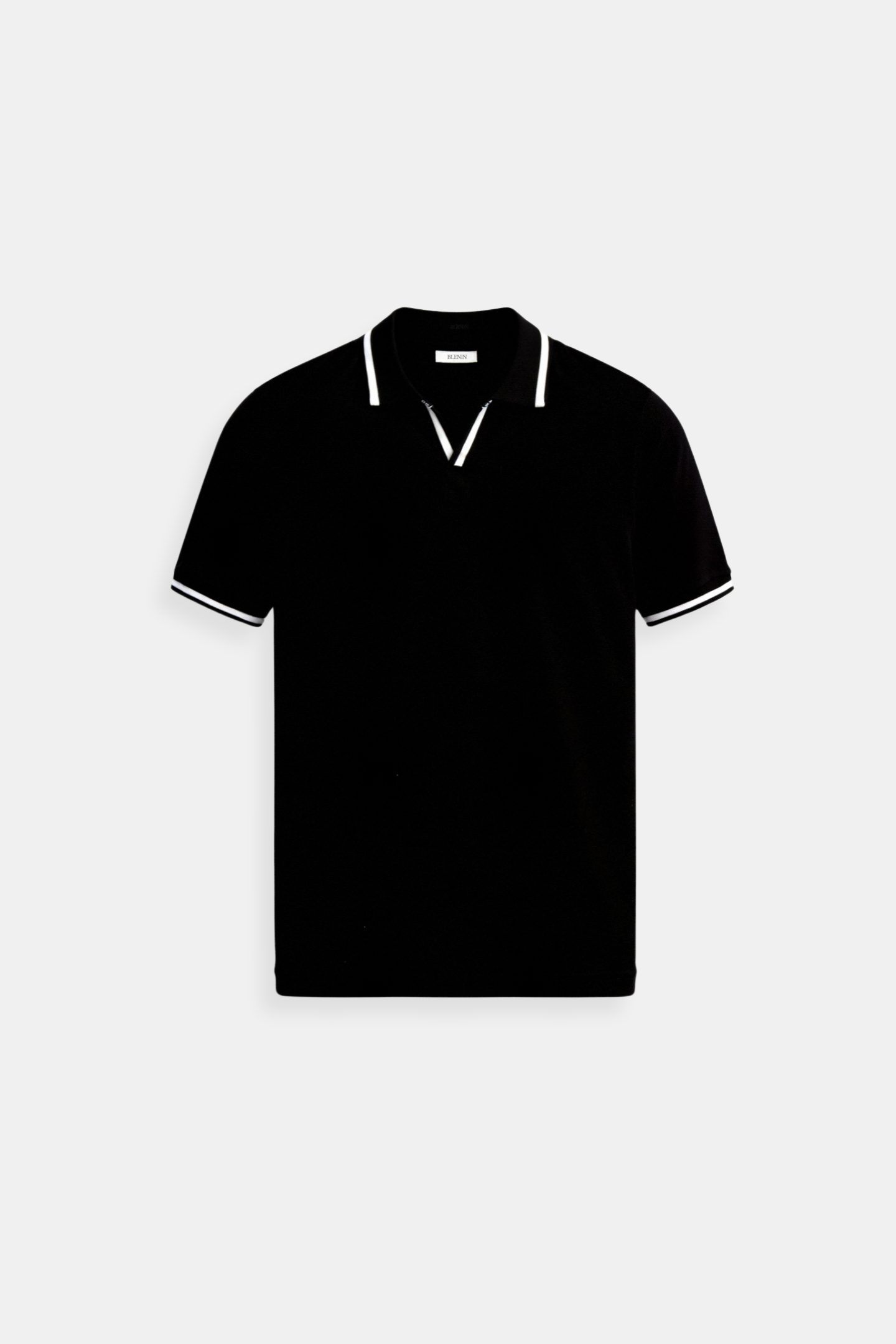 Old Money Contrast Tailored Fitted Elegant Summer Sleeveless Polo T-Shirt