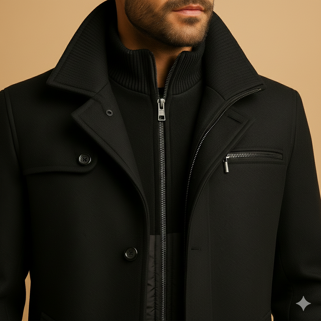 Nolan Men's Waterproof Winter Jacket - Adjustable Cuffs Cold Weather Edition