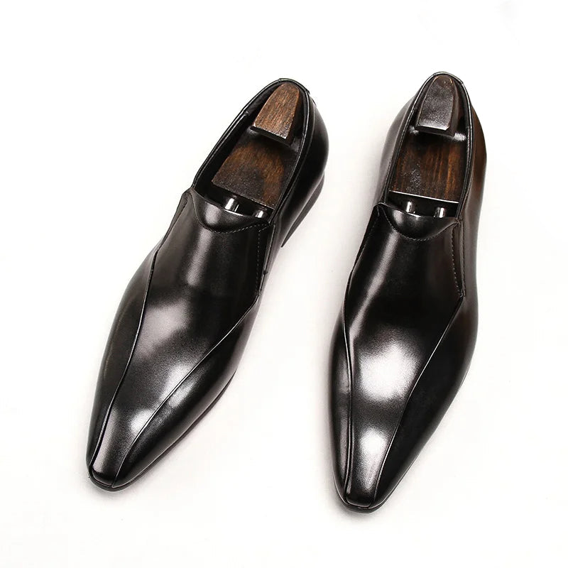 Pacino Italian Men Genuine Dress Shoes Support Sole