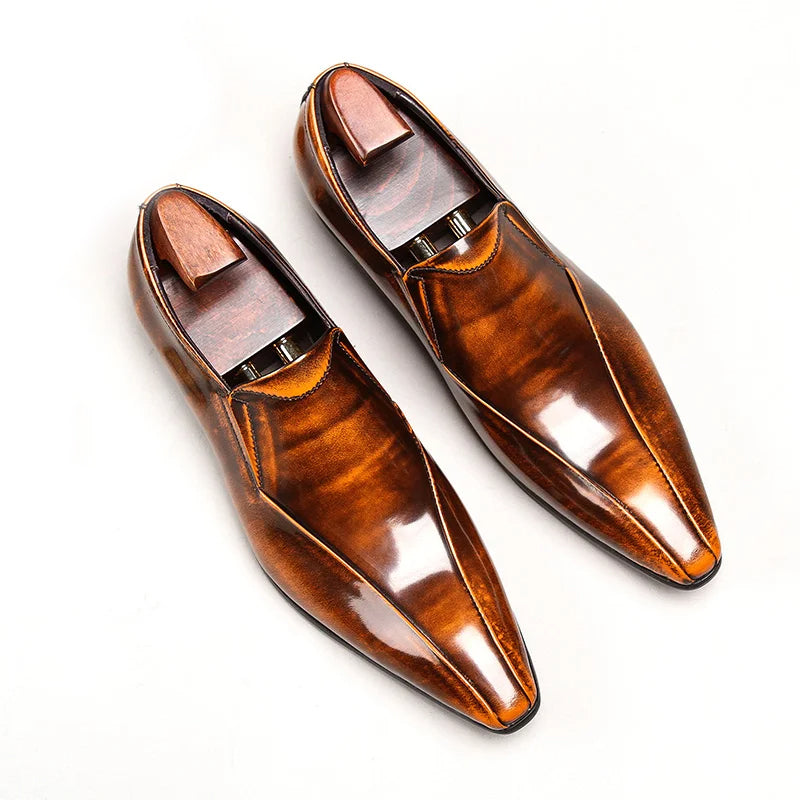Pacino Italian Men Genuine Dress Shoes Support Sole